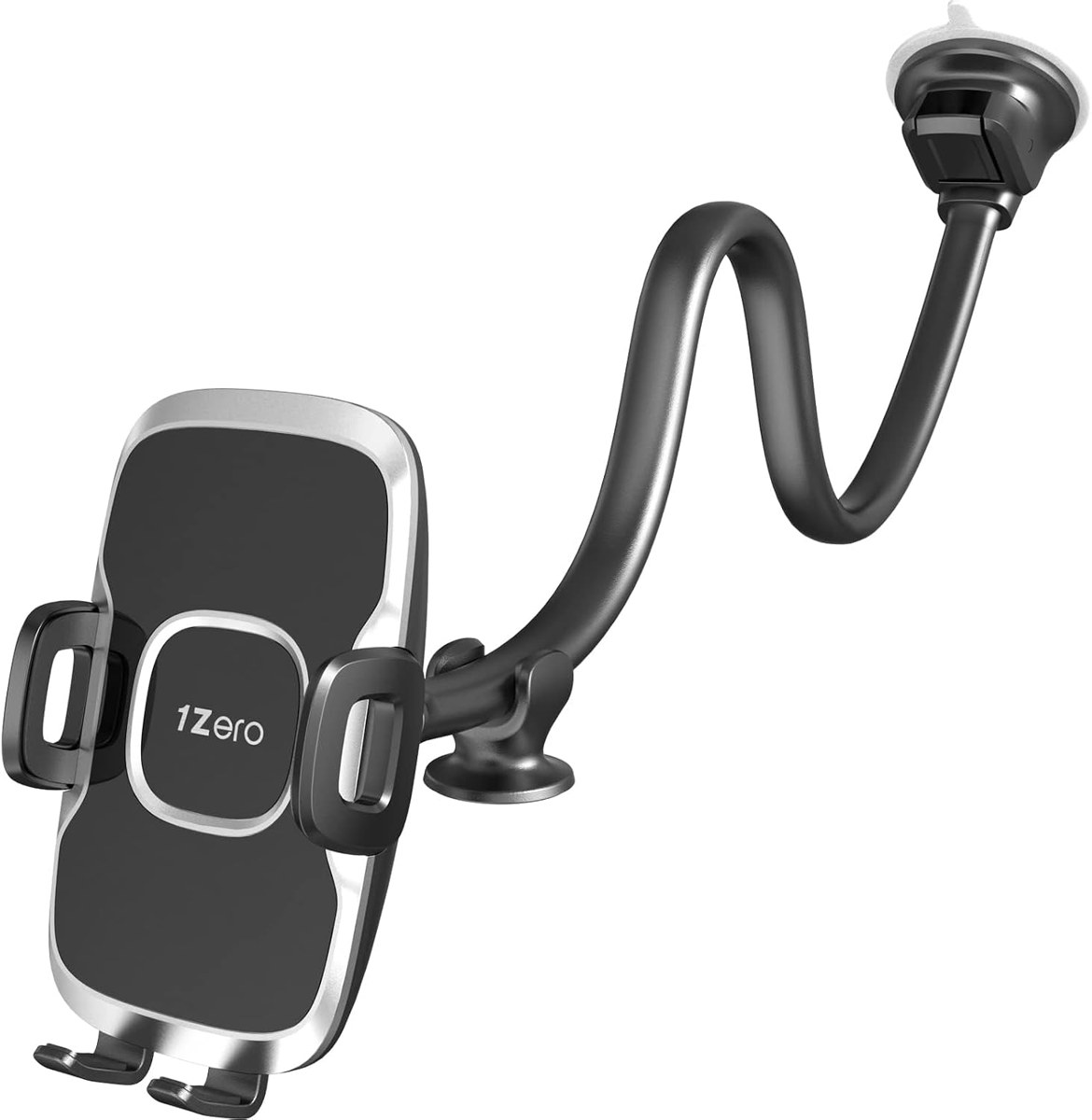 1Zero Gooseneck Phone Holder for Car and Truck, 14-Inch Arm